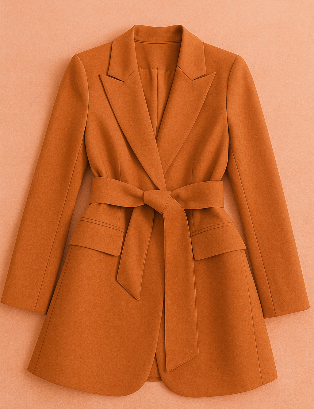 Kiera | Elegancka marynarka z paskiem 7